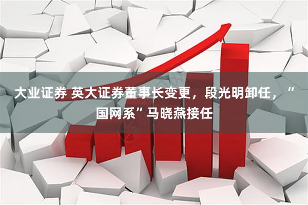 大业证券 英大证券董事长变更，段光明卸任，“国网系”马晓燕接任